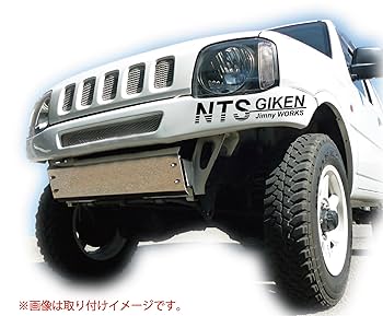 NTS GIKEN スズキ ジムニー バンパーガード ブラック Amazon | NTS GIKEN (NTS技研) フロントエプロン JB64 / JB74